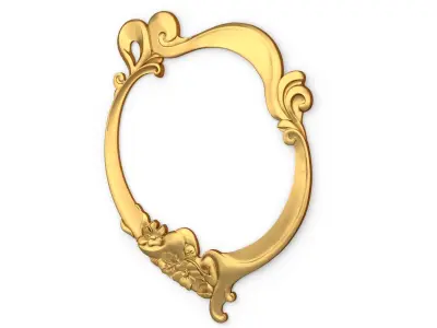 Frame mirror 3D model 25 3D print model