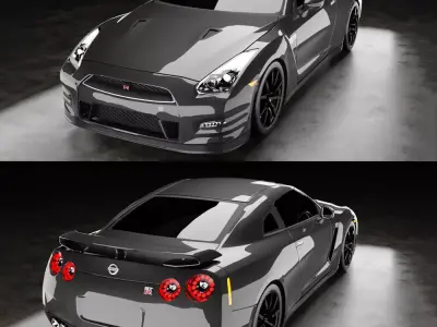 Nissan GT-R 3D model