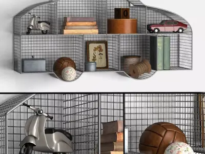 Shelf Car Zinc 3D model