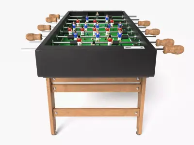 RS3 Wood Football Table 3D model
