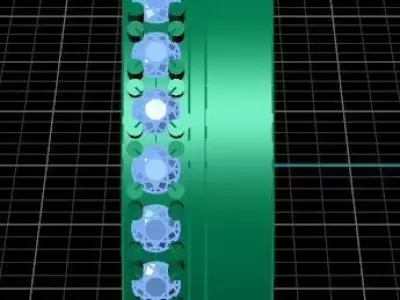 Engagement Diamond Band Ring  3D print model