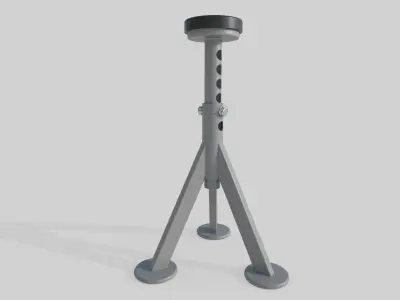 Jack Stand M5 Low-poly 3D model