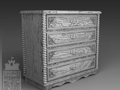 Nightstand 3D print model