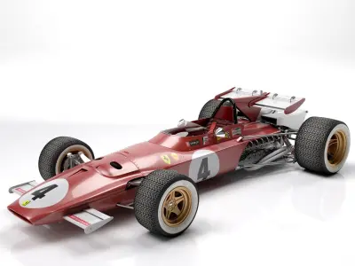 Ferrari F1 312 B 1970  3D model