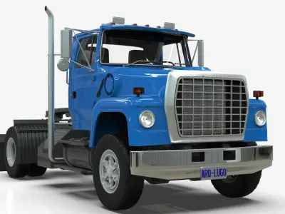 L9000 Daycab Single axle Truck 3D model