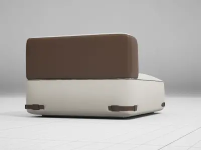 Fendi Soho Sofa 001 UE4 Low-poly 3D model