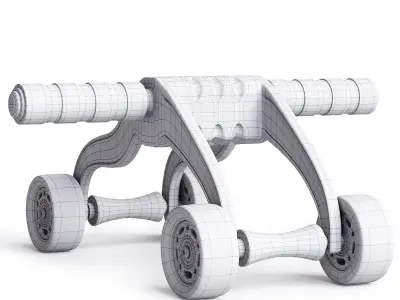 Fitness roller Yunmai 3D model