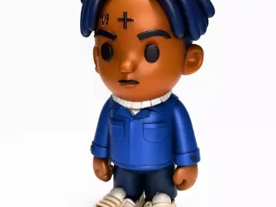  XXXTENTACION Baby Milo style toy 3D print model