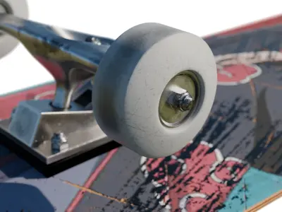 Skateboard 3D model