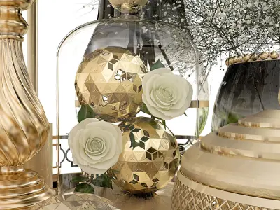 Decorative set 001 3D model