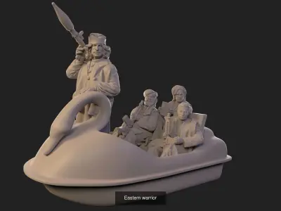 Eastern warrior collection   3D Model Pack