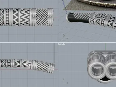 Bracelet 3D print model get