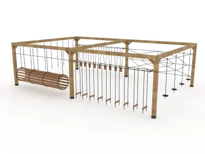 Wooden Playground 3D model