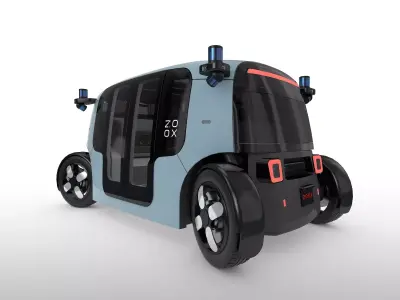 Zoox Autonomous Car  3D model