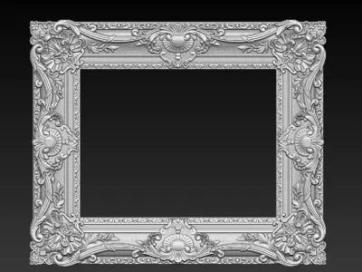 Frame Relief 8 3D Model 3D print model