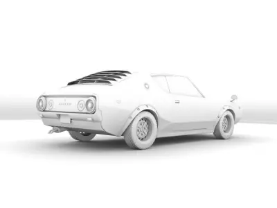 Datsun 240 GT 3D model