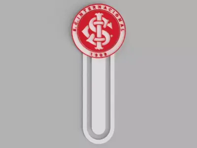 Sport Club Internacional Porto Alegre Football Shield Bookmark Free 3D print model