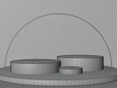 Display Podium 224523082024 3D model