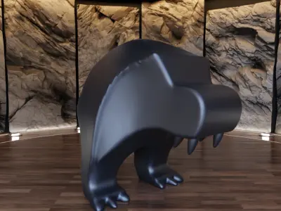 Tyrannosaurus Rex Creature Figure Art Toy  3D print model