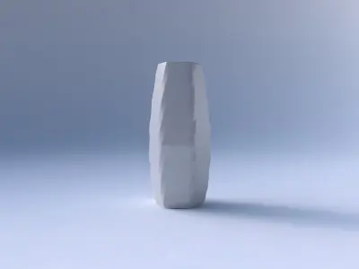 Vase hexagon with uniform polygons 3D print model