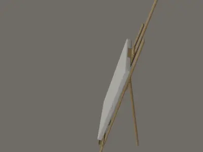 Easel 3D model