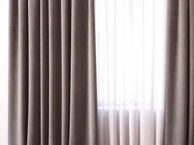 Set 39 Curtains 3D model