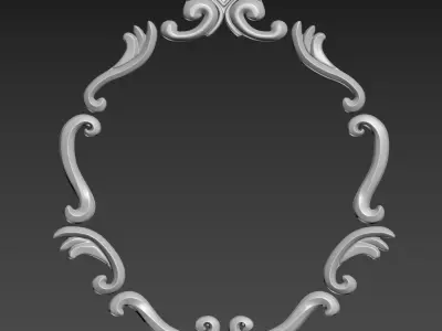 Circle Ornament 3D model