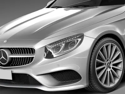 Mercedes-Benz S-Class Coupe 2015 3D model