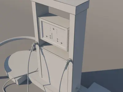 LPG Dispenser 3D model