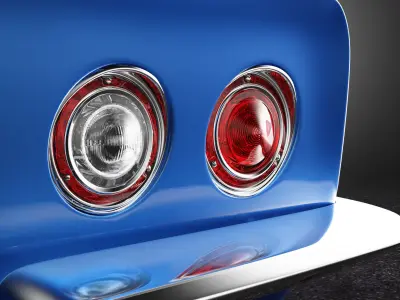 Chevrolet Corvette stingray C3 1969 3D model