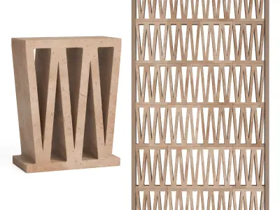 Mutina Celosia brick 3D model