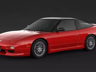 Nissan 180SX 3D model