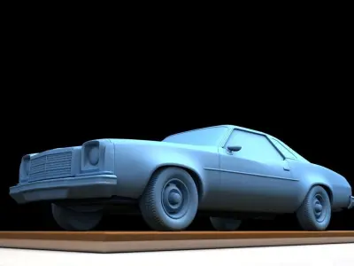 Chevy Malibu Classic 1974 3D print model