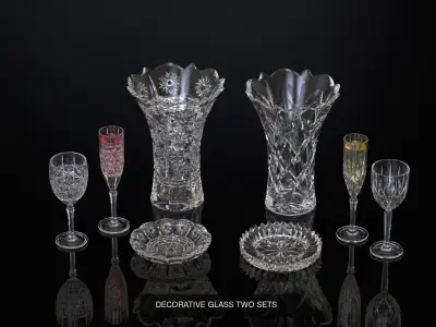 decorative 007 3D Model Collection