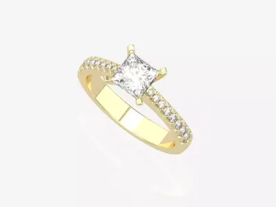 gold ring code 13 3D print model