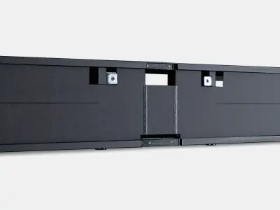 BESTA TV bench 26 Low-poly 3D model