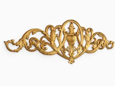 Classic decor ornament 105 3D model