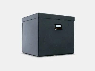 TJOG Storage box with lid Low-poly 3D model