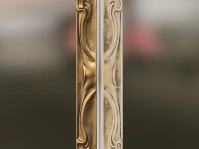 Art Nouveau Mirror 3D 3D model