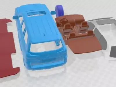 Lexus LX 570 2016 Printable Car 3D print model