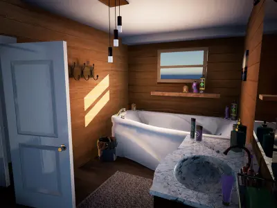 House Package  500 Variations Low-poly 3D model