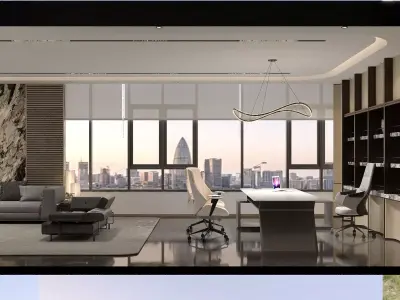 boss office 3D model