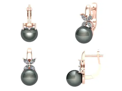 Earrings 42 3D print model