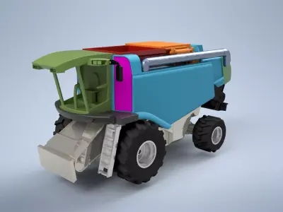 Claas Lexion 530 3D Print Model 3D print model