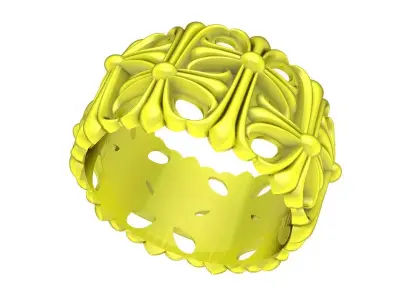 5772 luxury fashion ring 3D print model