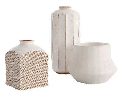 Nikko Off White Ceramic 3D model