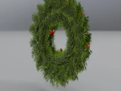 Garland Christmas 3D model