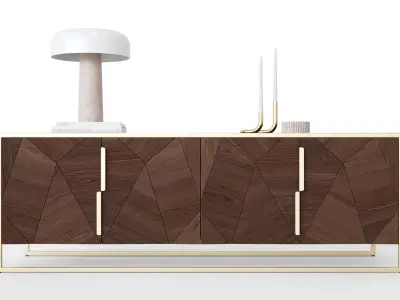 lowboard harry with deco 3D model