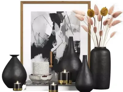 Decorative set 3D model