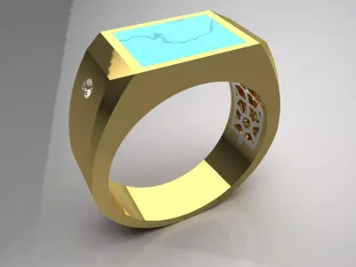 man ring mr0214 3D print model